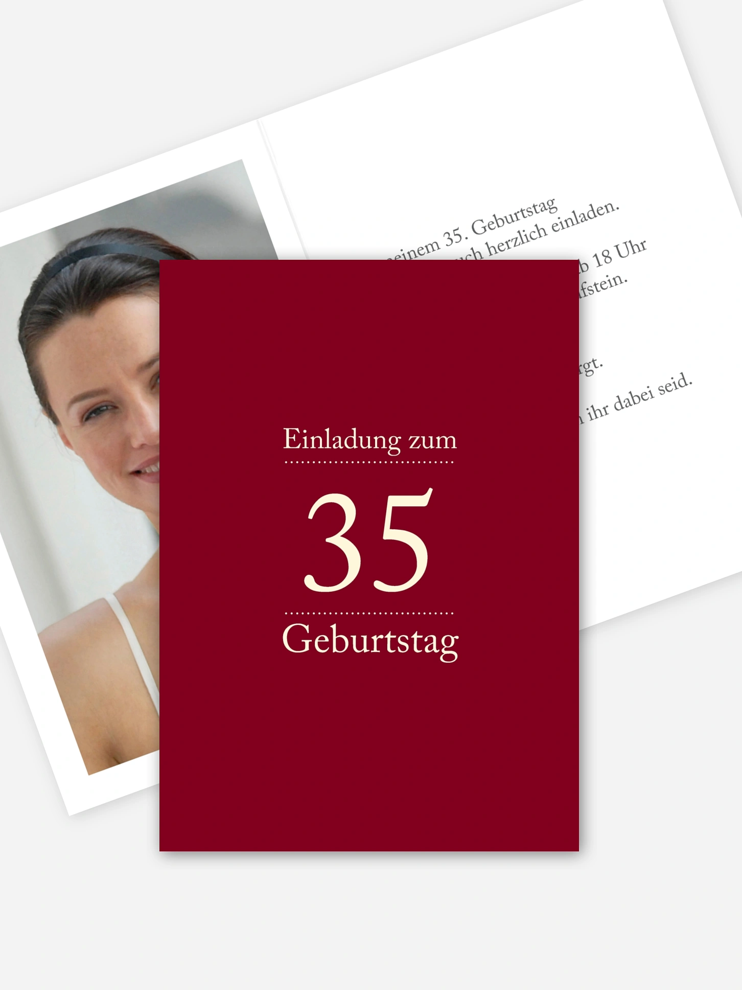 Geburtstagseinladung Schreibklar