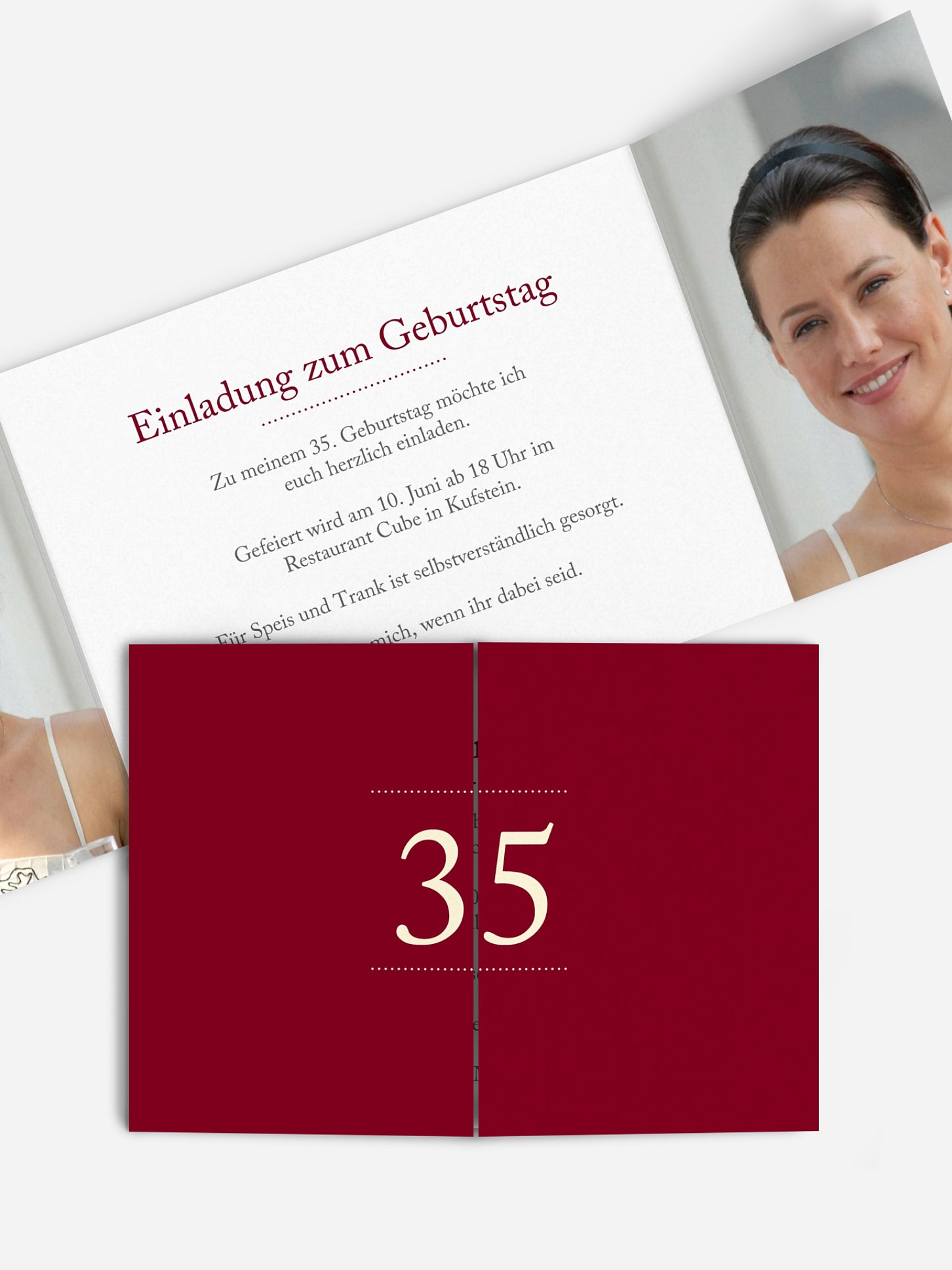Geburtstagseinladung Schreibklar