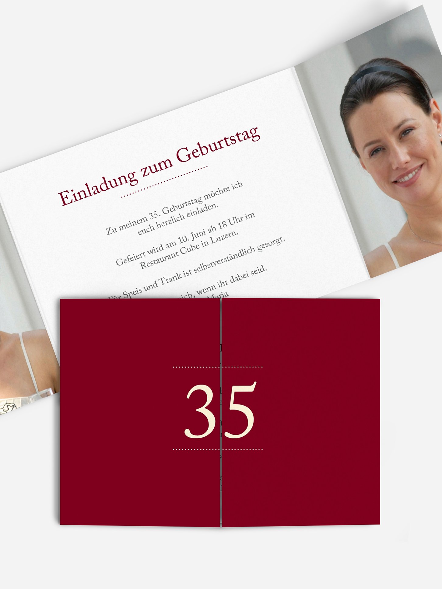 Geburtstagseinladung Schreibklar