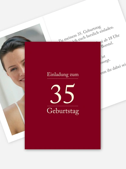 Geburtstagseinladung Schreibklar