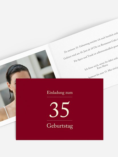 Geburtstagseinladung Schreibklar