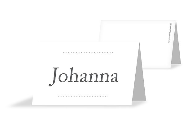 Tischkarte Geburtstag Schreibklar