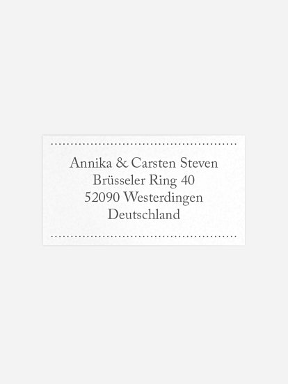 Empfängeraufkleber Geburtstag Schreibklar