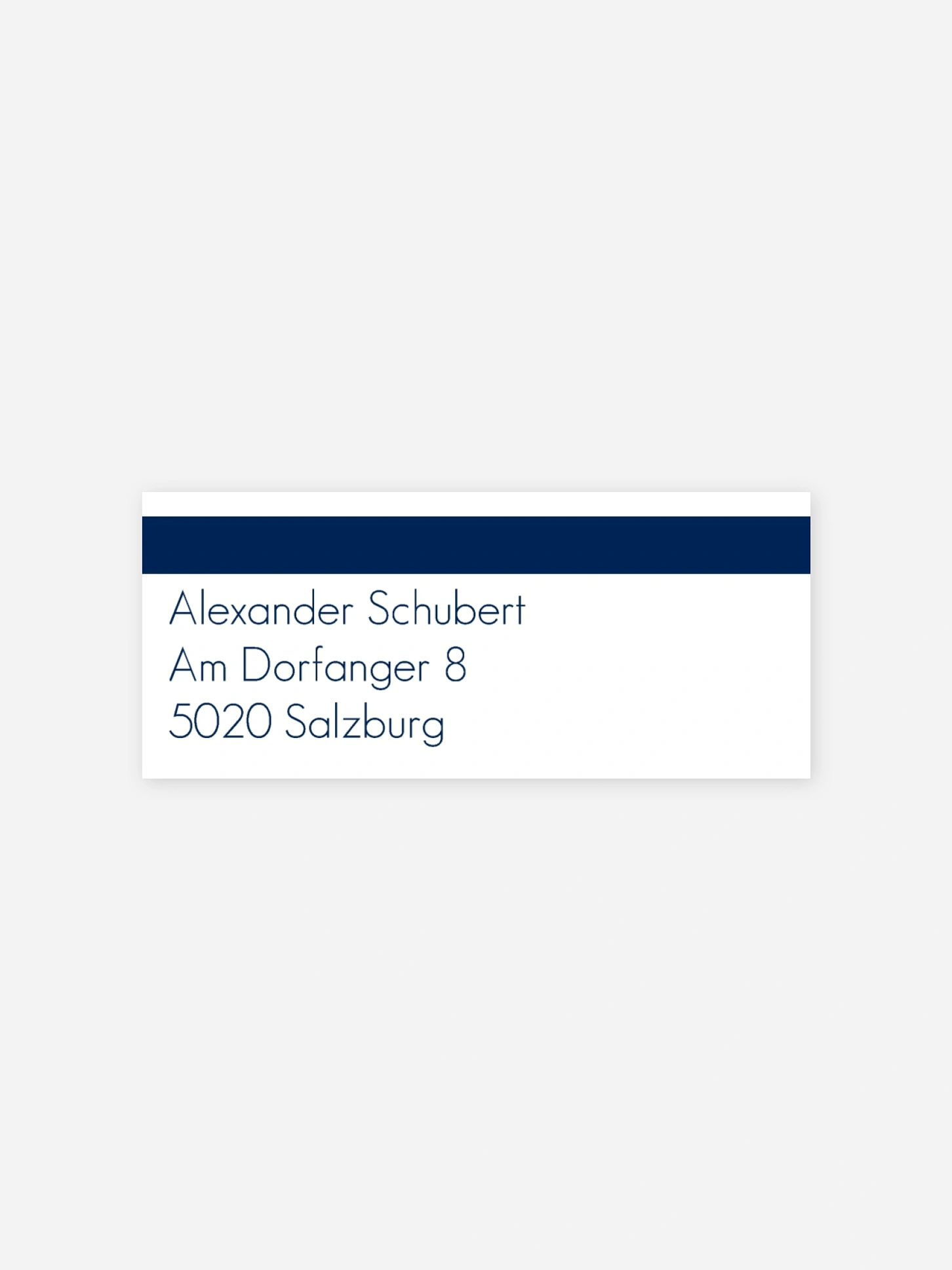 Absenderaufkleber Geburtstag Fotoreich