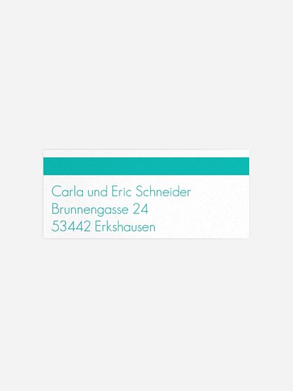 Absenderaufkleber Geburt Fotoreich