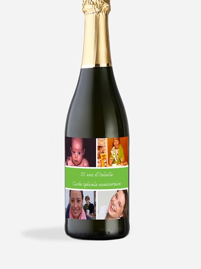 Étiquette pour bouteille Belle histoire