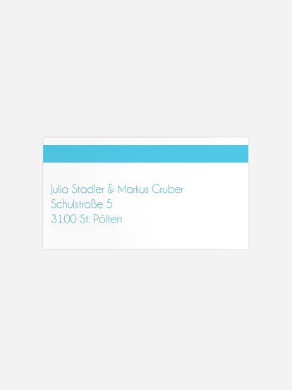 Empfängeraufkleber Hochzeit Fotoreich