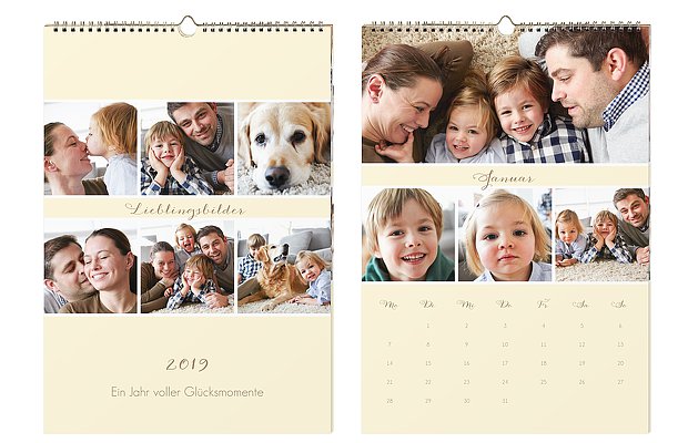 Wandkalender selbst gestalten & drucken ‒ in 1-2 Tagen