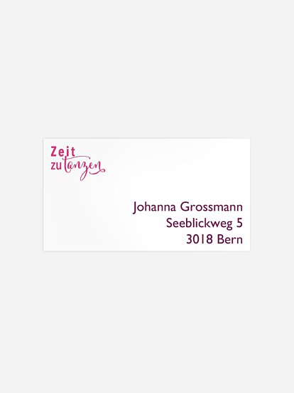 Empfängeraufkleber Party Partyzeit