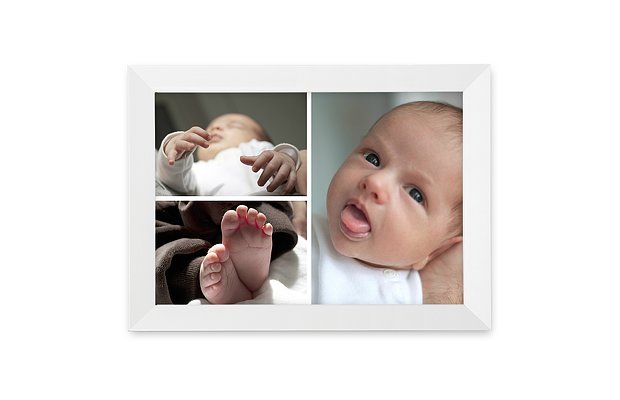 Wandbild Geburt Foto-Trio