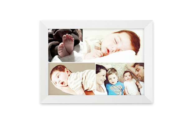 Wandbild Geburt Collage