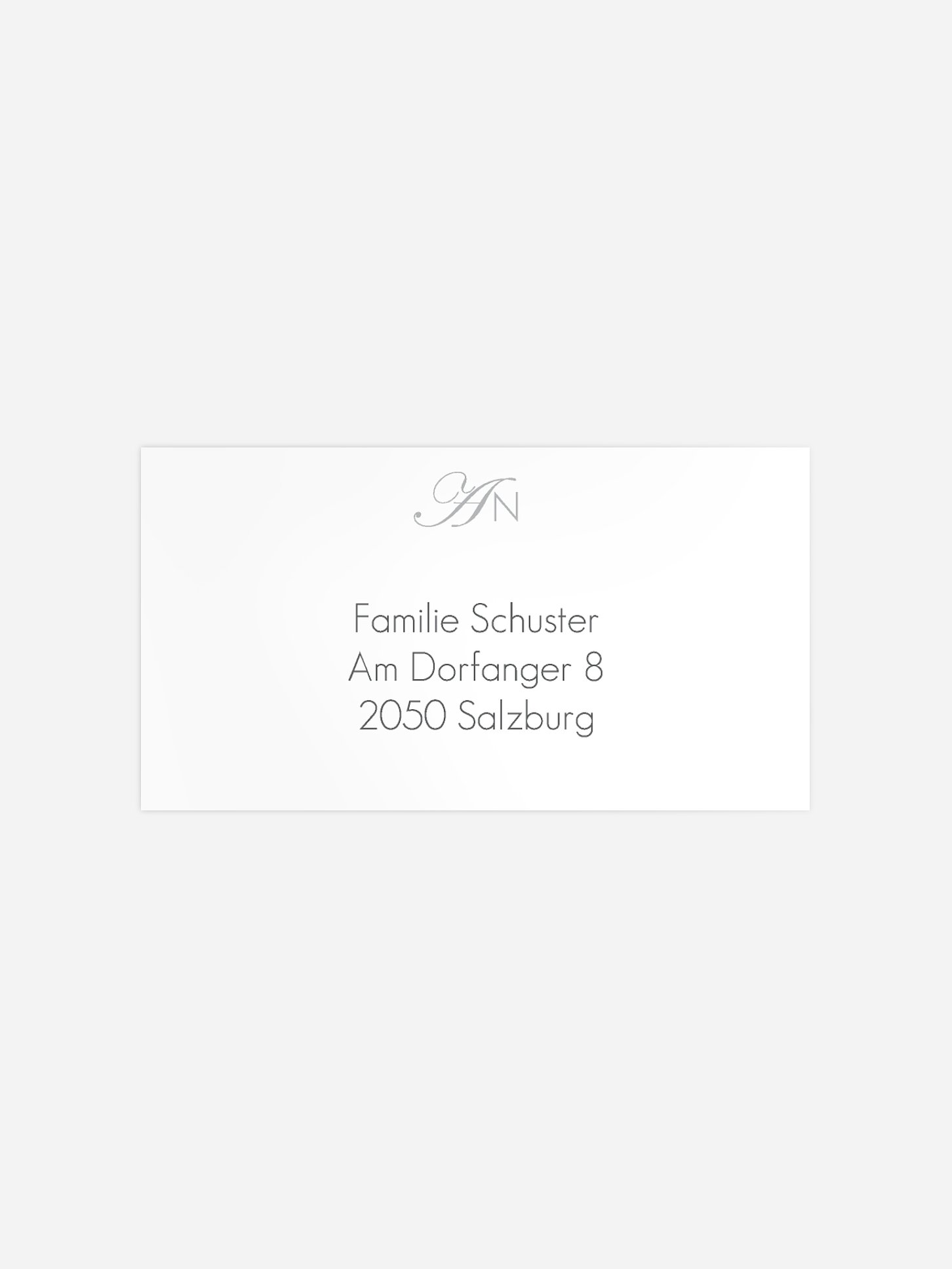 Empfängeraufkleber Trauer Engel