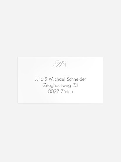 Empfängeraufkleber Trauer Engel