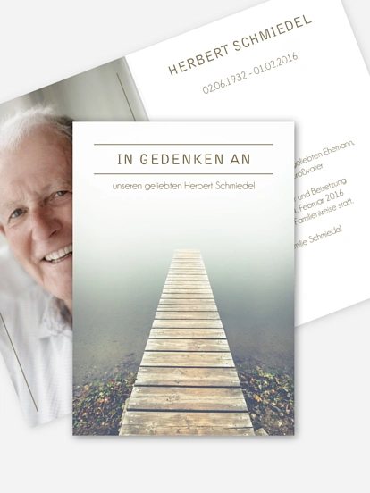 Trauerkarte Nebelmeer