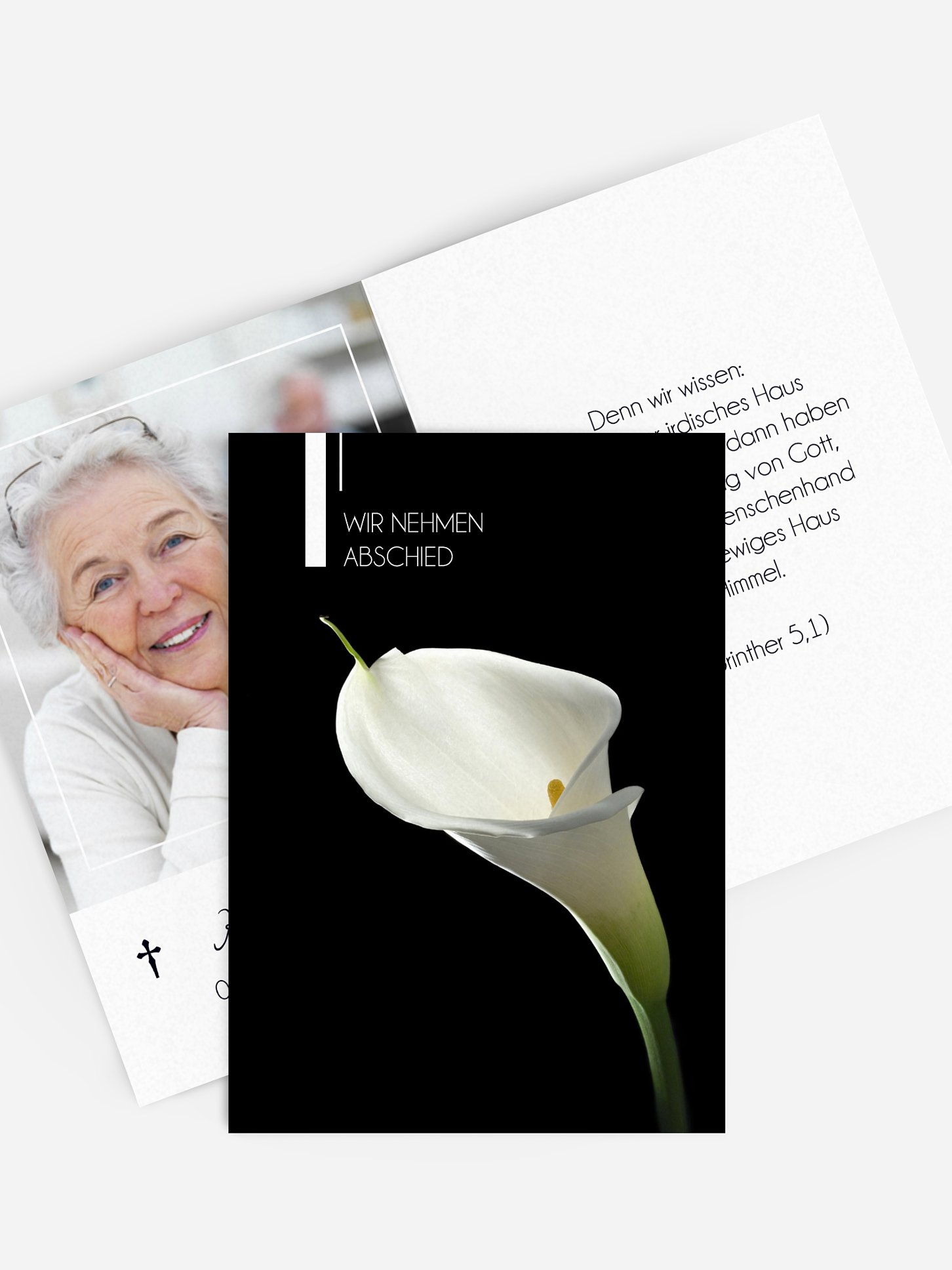 Sterbebild Calla