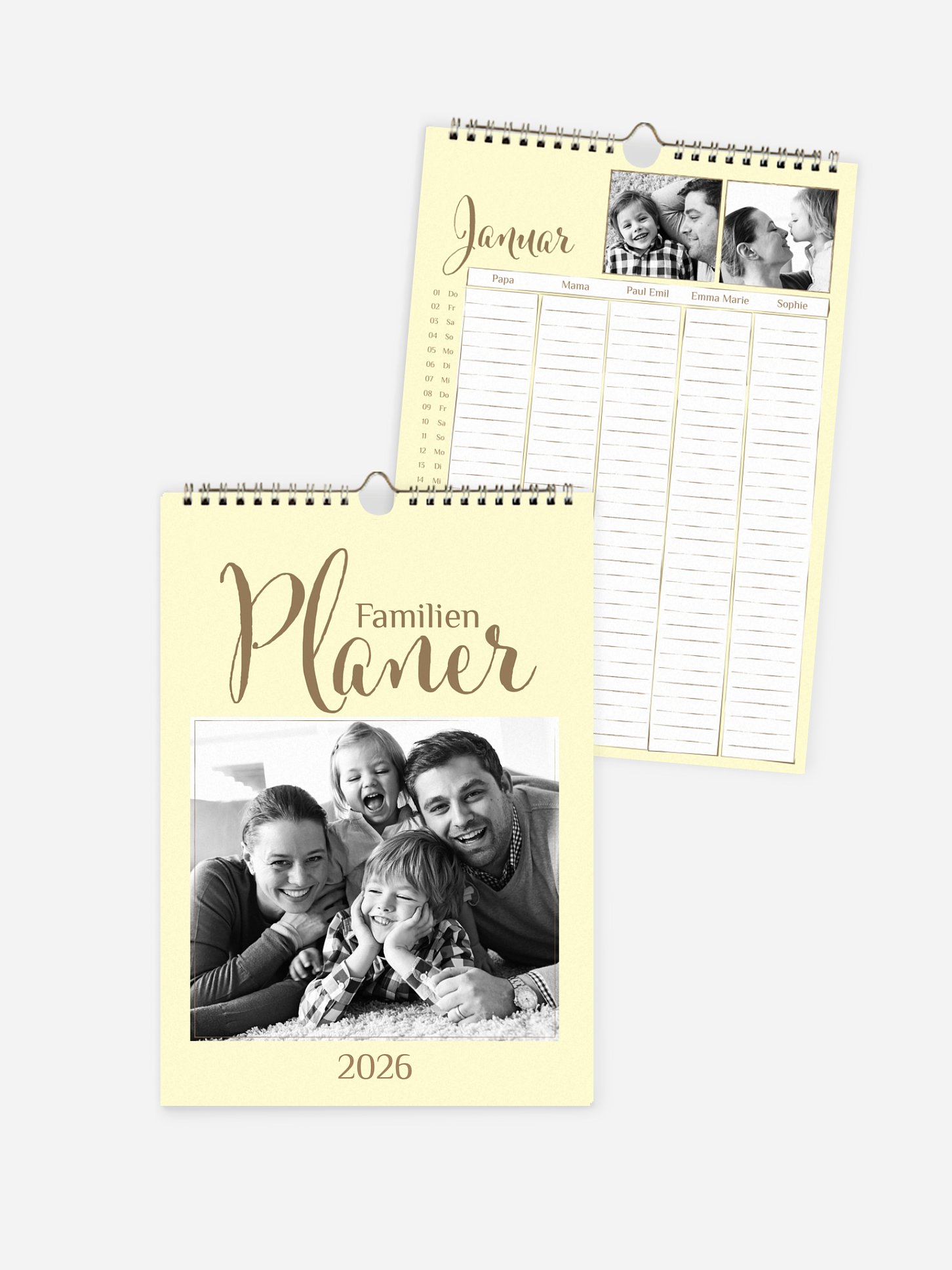 Familienkalender Perfect Timing 5 Spalten
