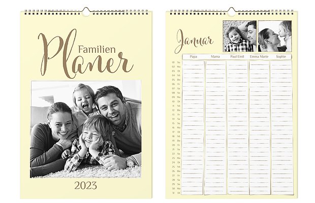 Familienkalender & Familienplaner 2021 selbst gestalten