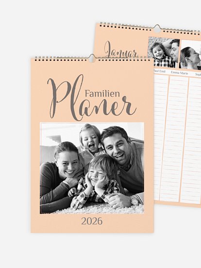 Familienkalender & Familienplaner 2020 selbst gestalten
