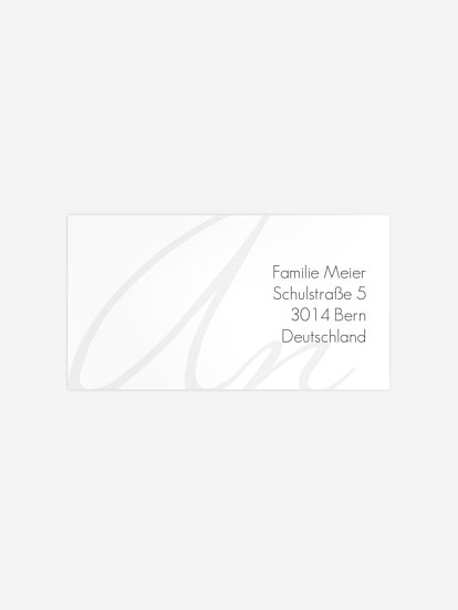 Empfängeraufkleber Trauer Seelenruhe