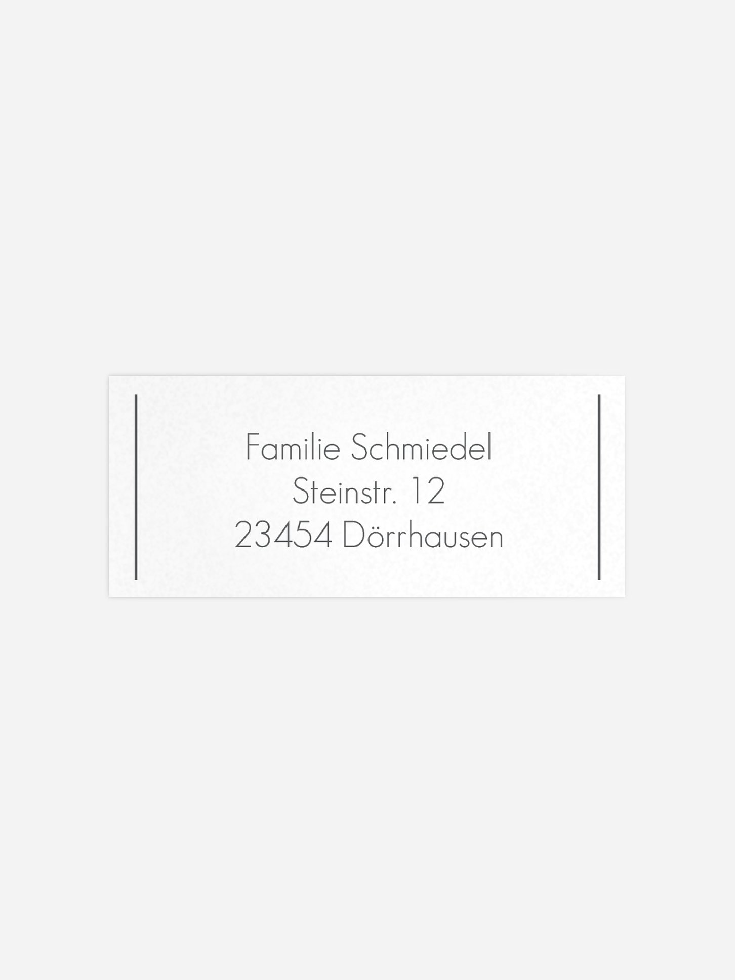 Absenderaufkleber Trauer Ewiges Licht
