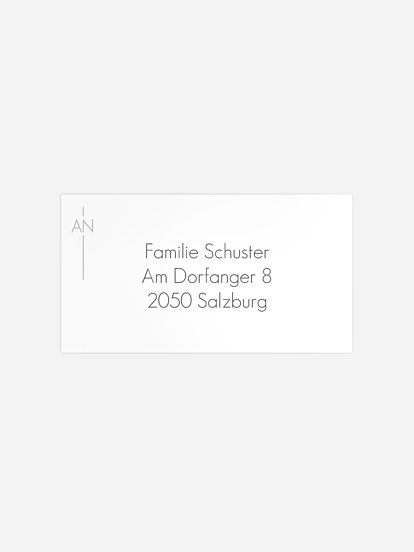 Empfängeraufkleber Trauer Abendröte