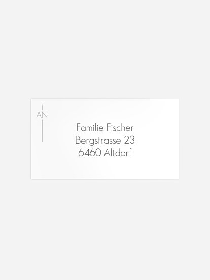 Empfängeraufkleber Trauer Abendröte