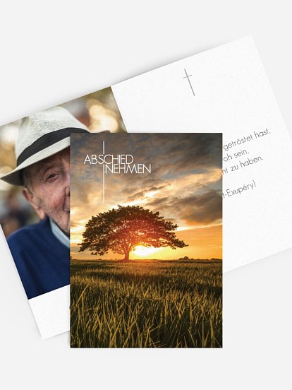 Sterbebild Blattzart