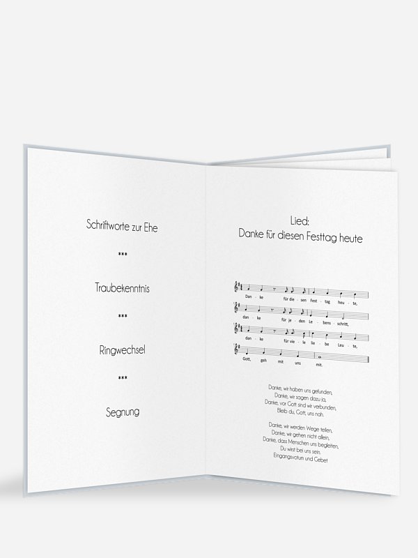 Einleger Kirchenheft