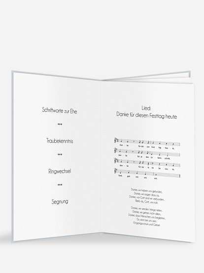 Einleger Kirchenheft