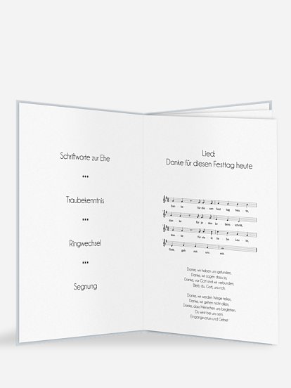 Einleger Kirchenheft