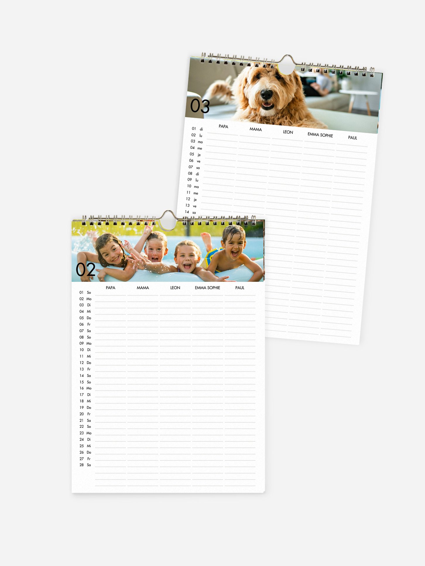Familienkalender Schöne Zeit