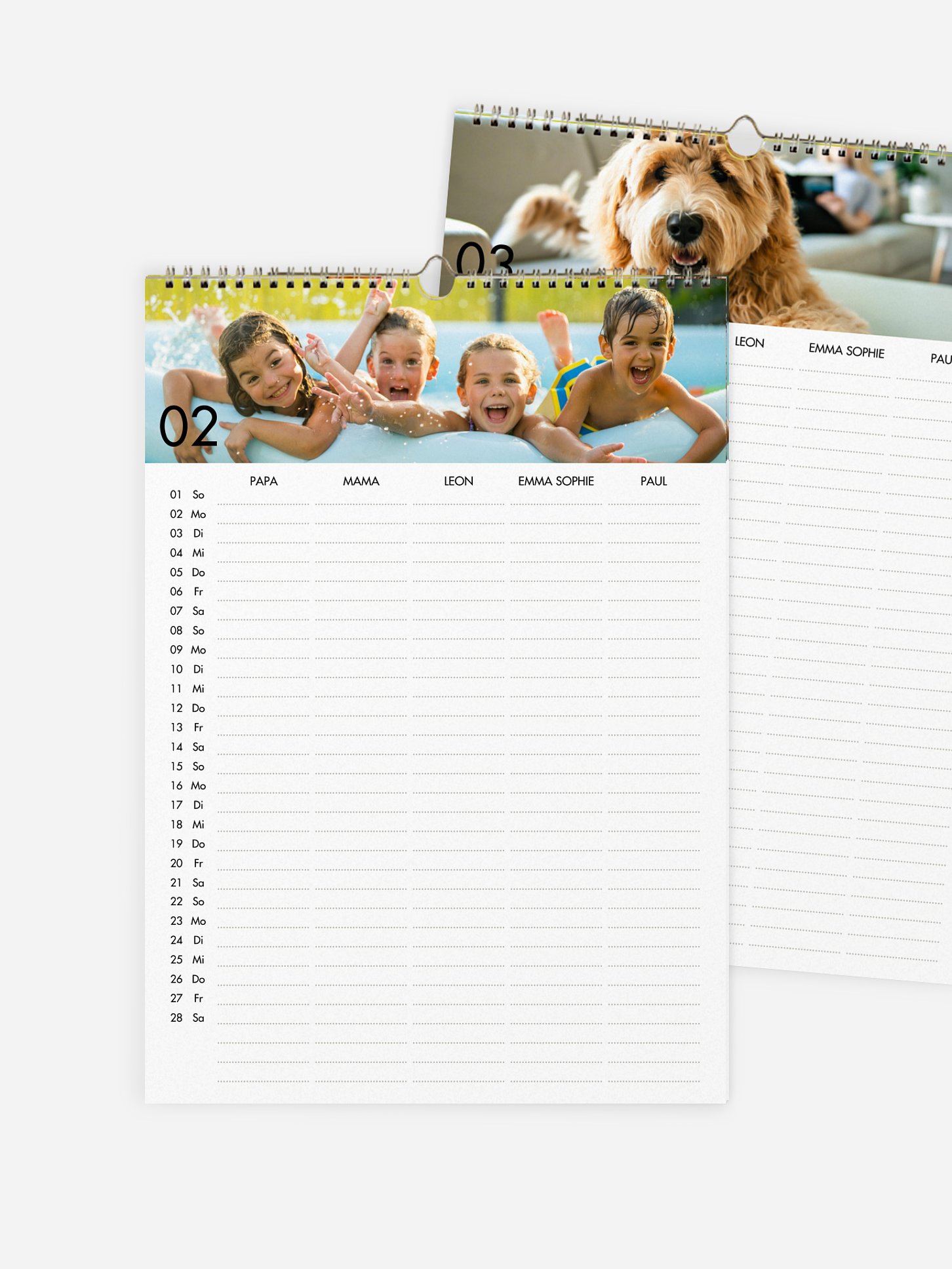Familienkalender Schöne Zeit