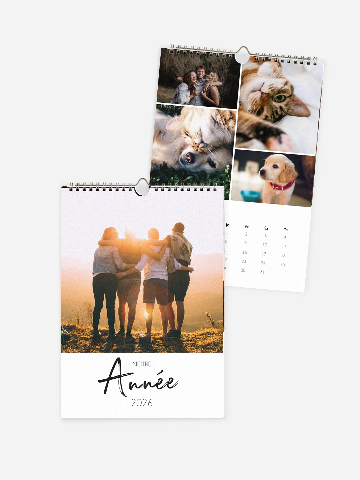 Calendrier mural Calligraphie moderne
