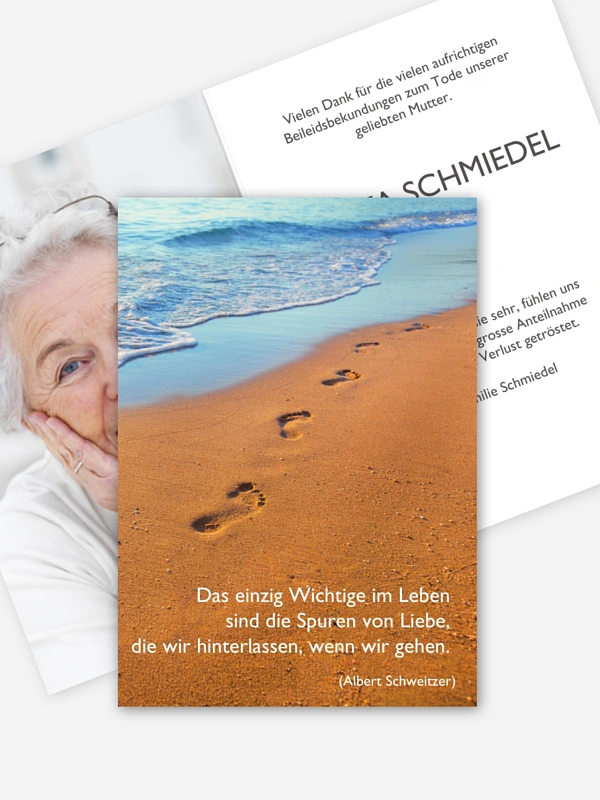 Spuren im Sand