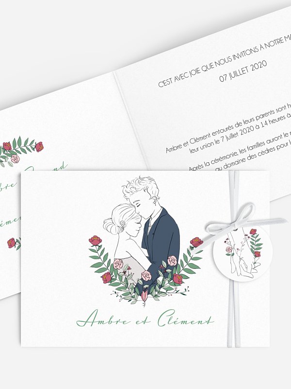 Faire-part mariage #N/A
