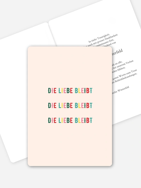 Liebe bleibt