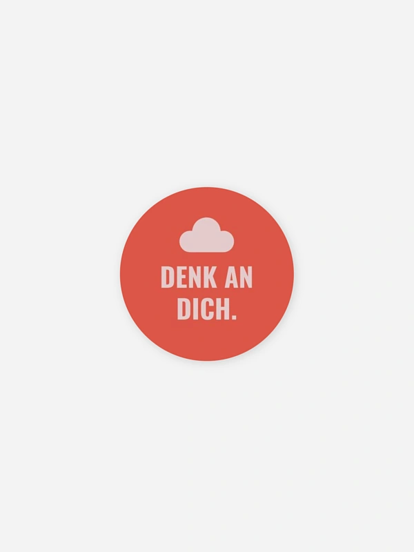 Denk an dich - Wolke