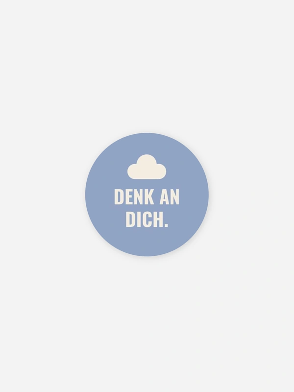 Denk an dich - Wolke