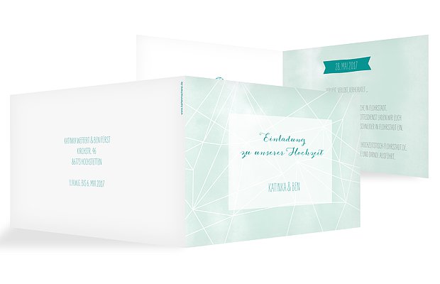 Hochzeitseinladung Diamond