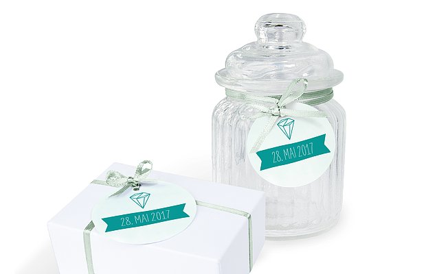 Anhänger mit Band zur Hochzeit Diamond