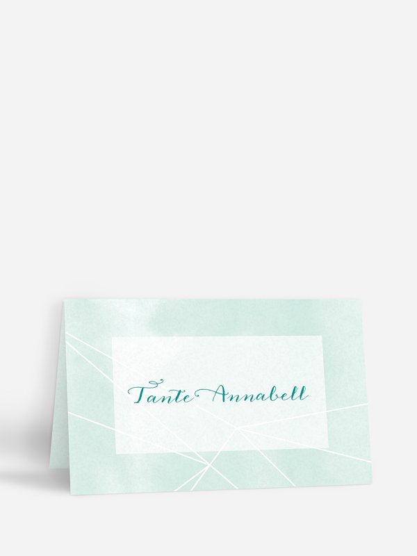 Tischkarte Hochzeit Diamond