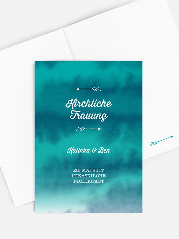 Kirchenheft Hochzeit Boho