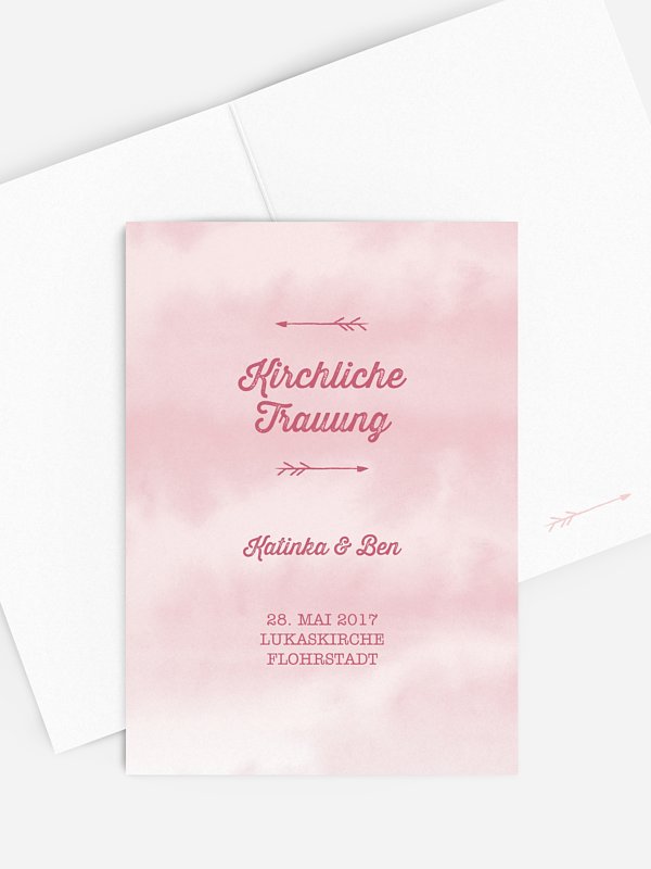 Kirchenheft Hochzeit Boho