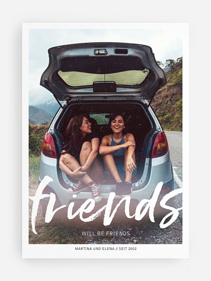 Poster Friends Will Be Friends