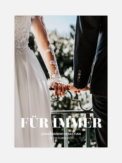 Poster Für immer wir