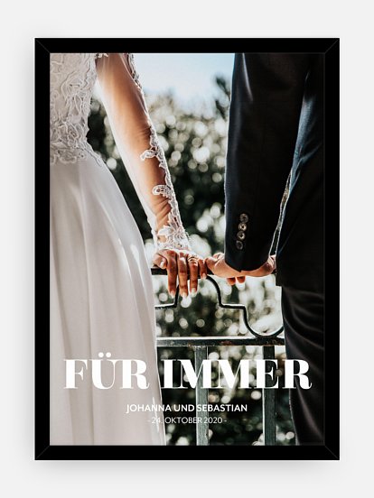 Poster Für immer wir