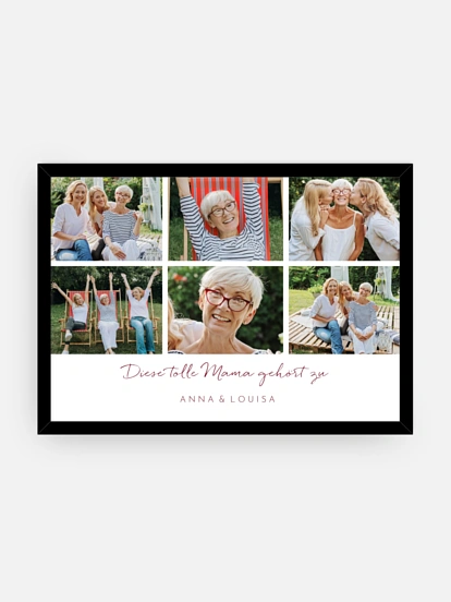 Wandbild Muttertag Momente
