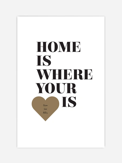 Affiche Home Is