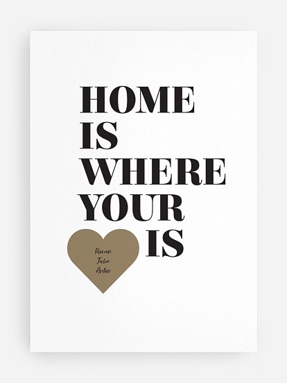 Poster Home Is