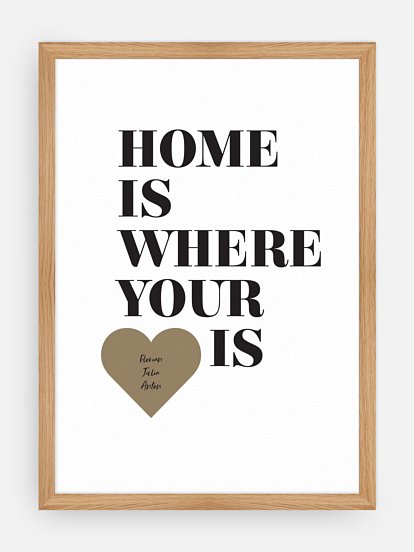 Poster Home Is